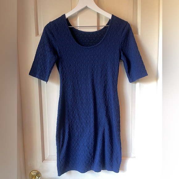 Navy Blue BodyCon Dress - Picture 1 of 3